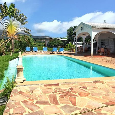 Villa Enchantee Avec Vue Sur Mer Et Piscine Au Carbet Ле-Карбе Экстерьер фото
